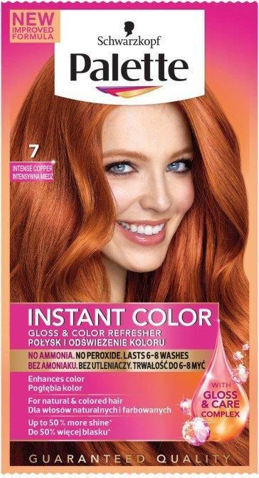 palette instant color szampon koloryzujący intensywna miedź