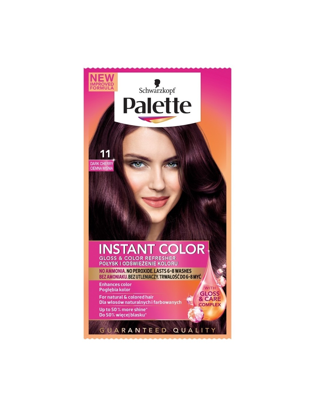 palette instant color szampon koloryzujący nr 7 intensywna mied