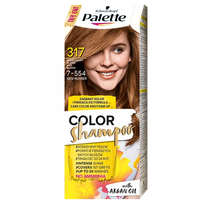 palette średni blond szampon koloryzujacy