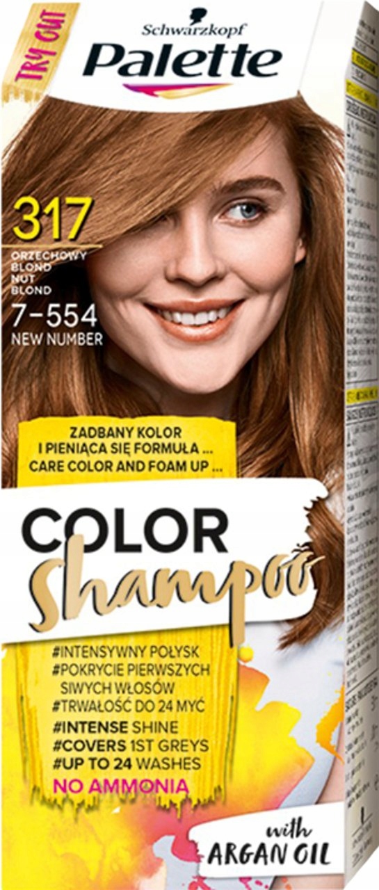 palette szampon koloryzujący orzechowy blond saszetk