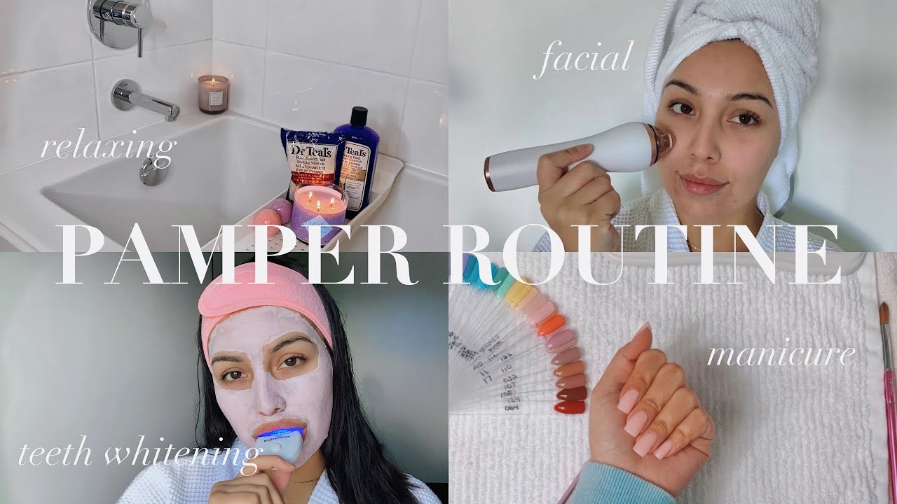 pamper routine