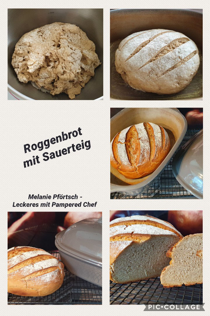 pampered chef brot mit sauerteig