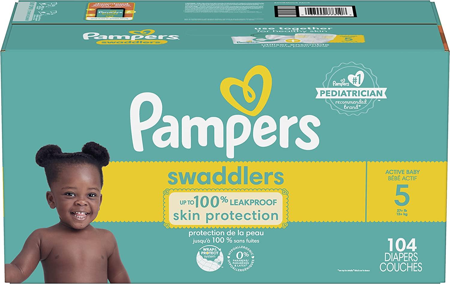 pampers 104 pack size 3