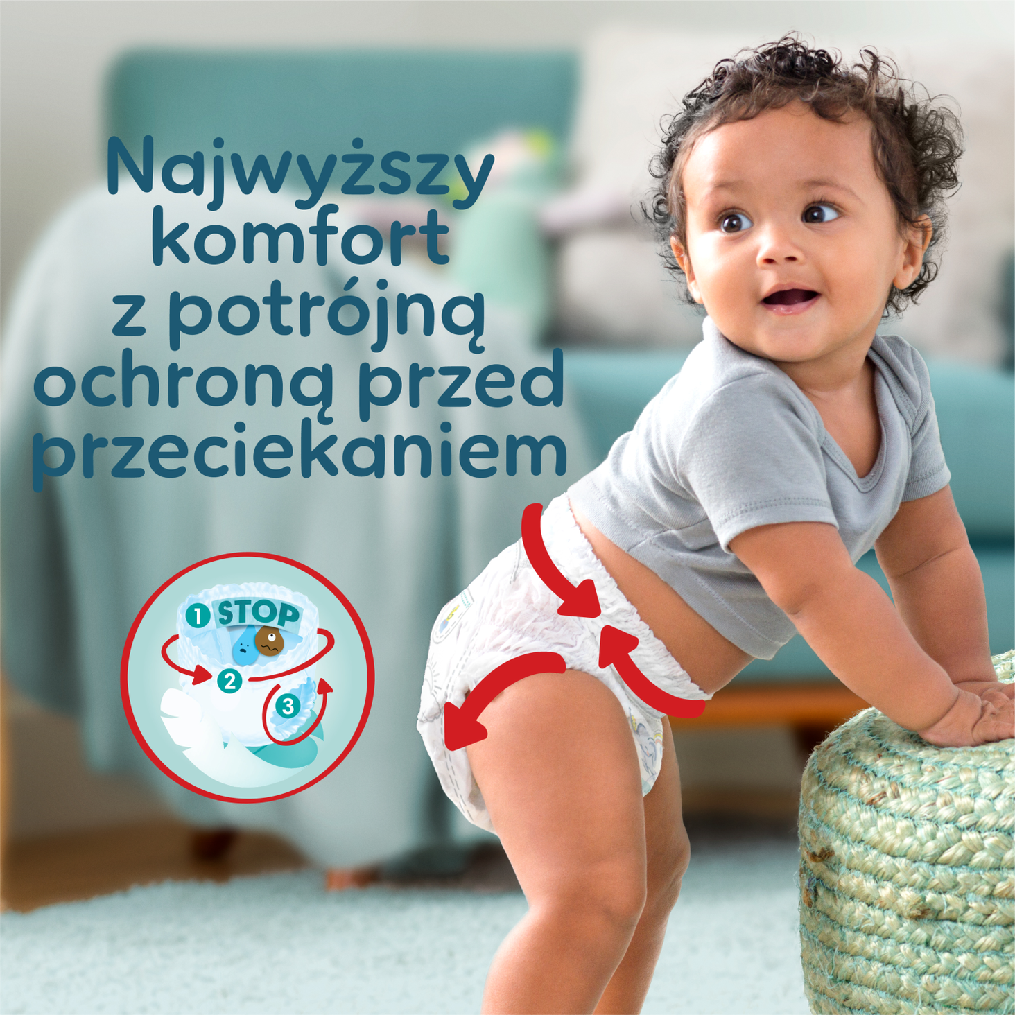 pampers 144sztuki