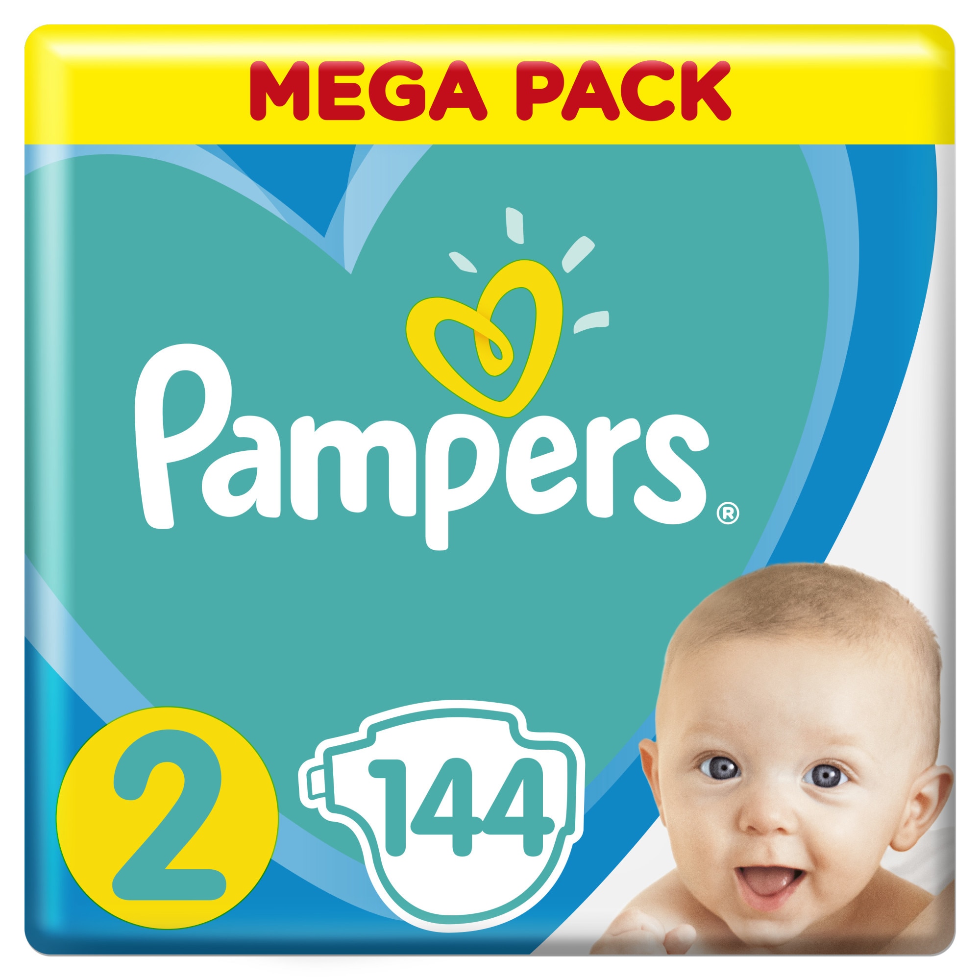 pampers 2 144 mega pack