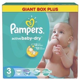 pampers 3 126 szt