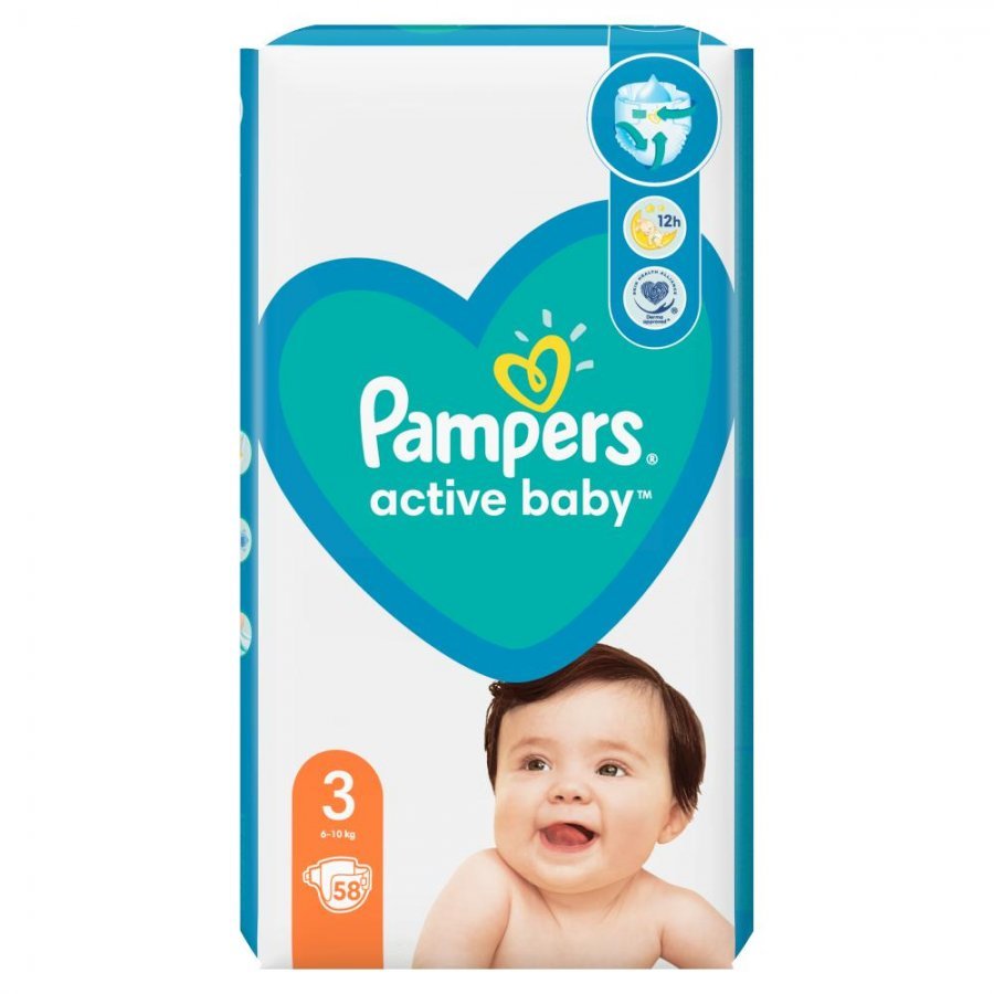 pampers 3 58 szt