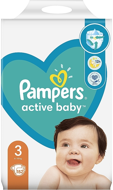 pampers 3 active baby 3