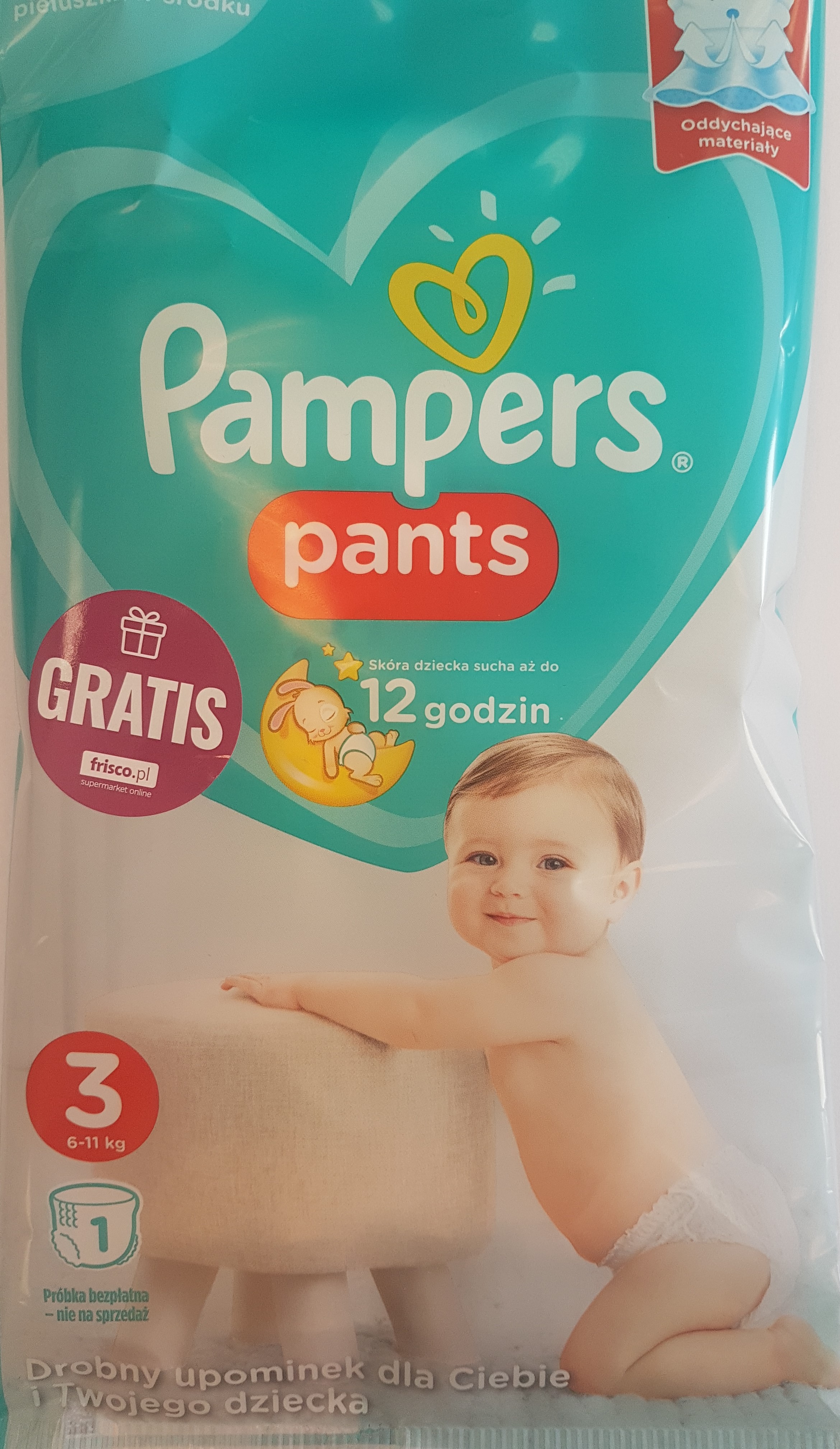 pampers 3 bezpłatna próbka