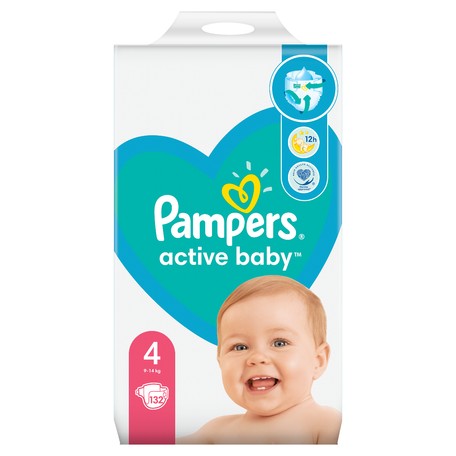 pampers 3 cena za 132 sztuki