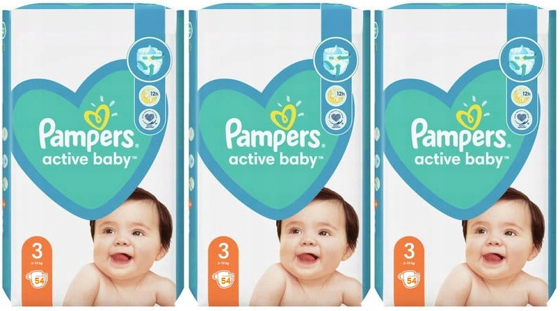 pampers 3 opakowania