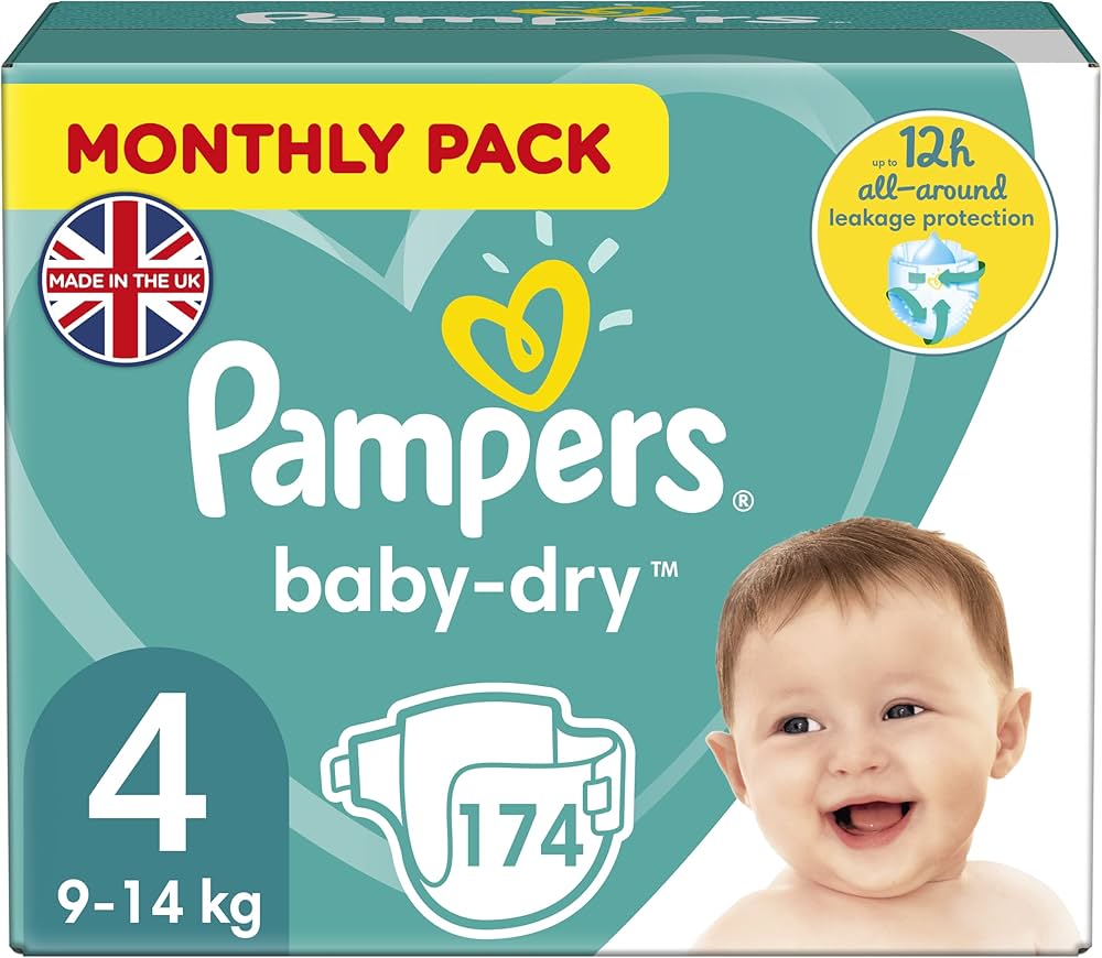 pampers 4 174 pieces