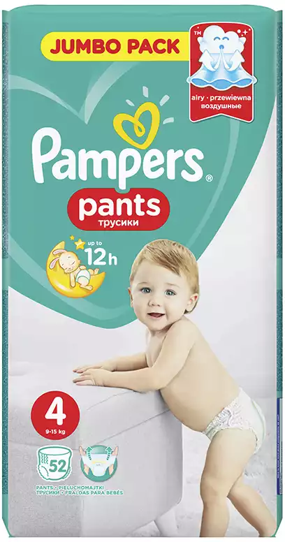 pampers 4 jumbo pack 52