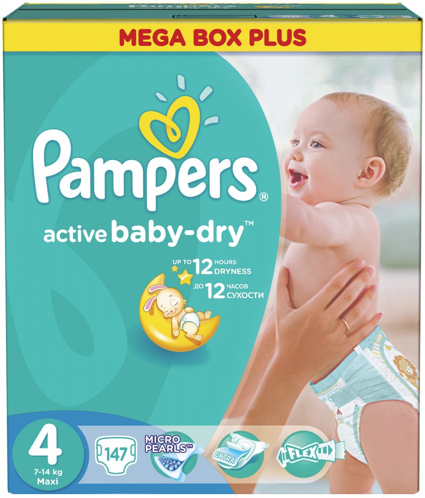 pampers 4 mega box 147 cena