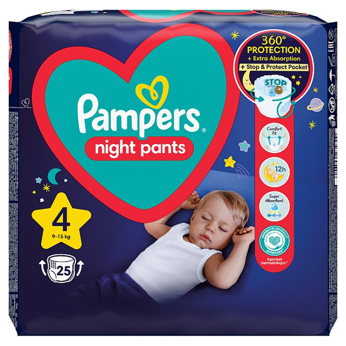 pampers 4 sztuk