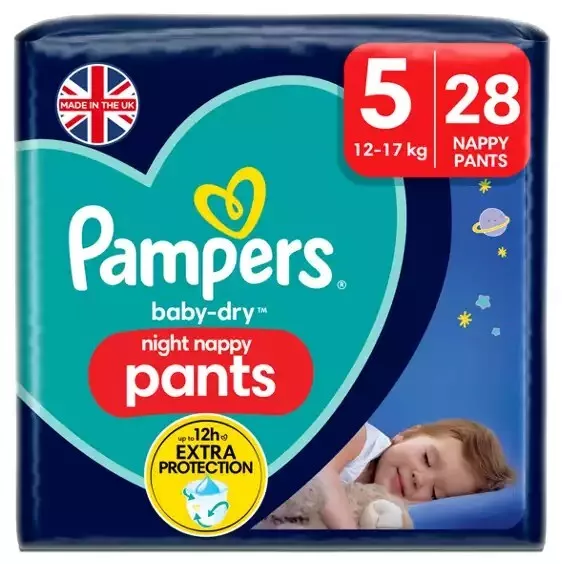 pampers 5 96 pants 28