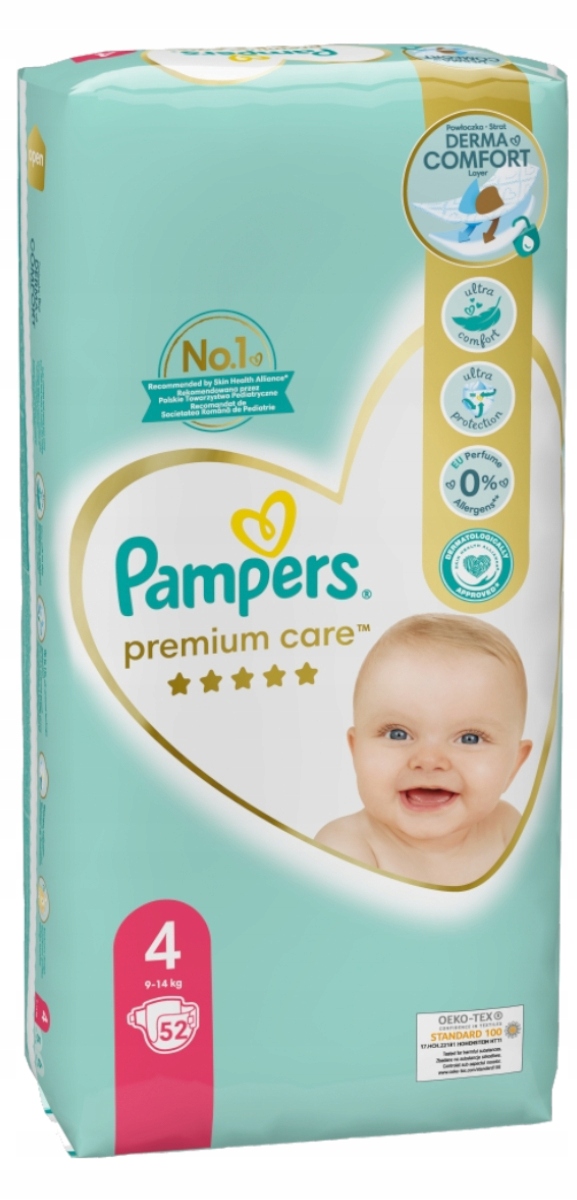 pampers 52 szt