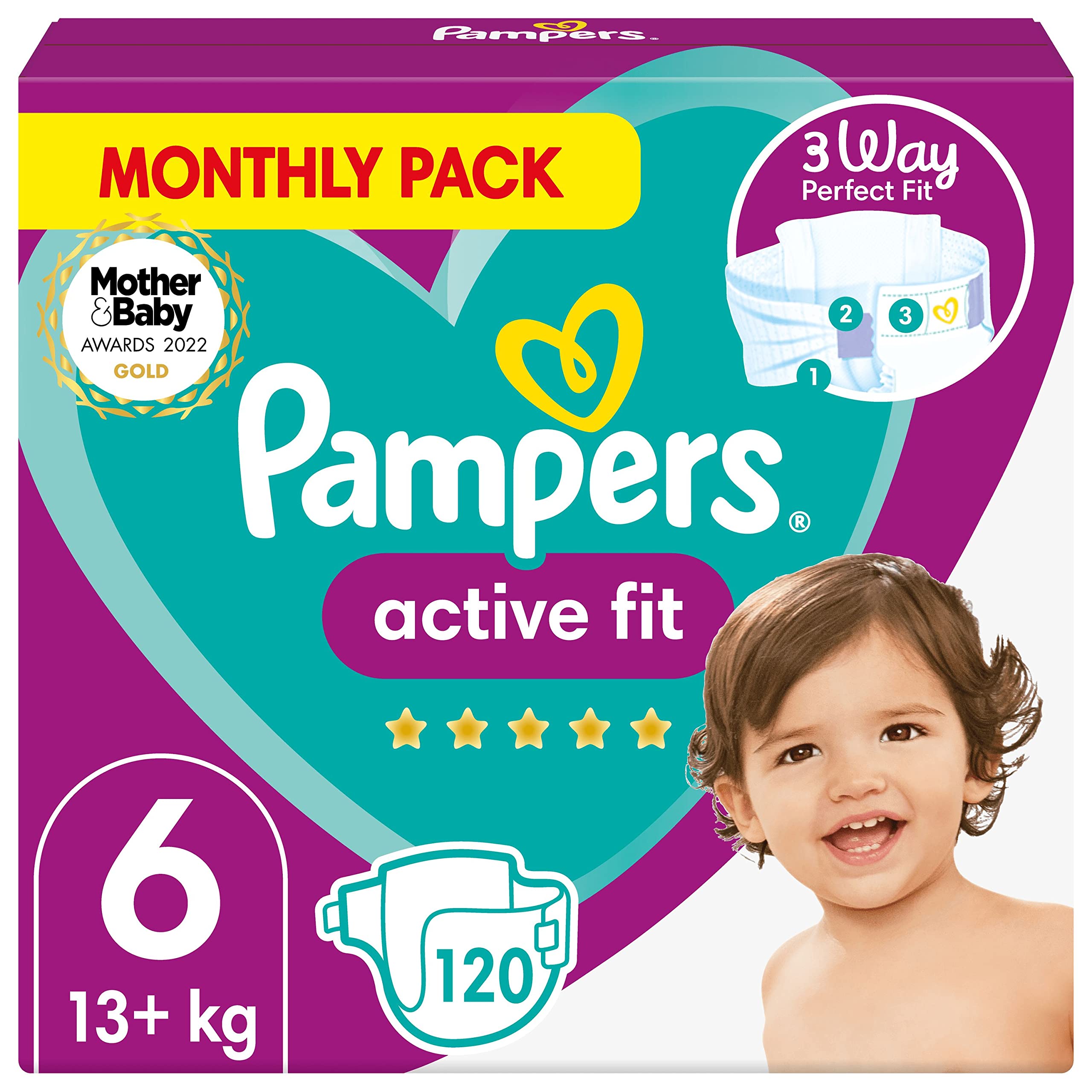 pampers 6 active fit