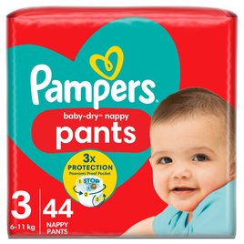 pampers 6 babydry 44