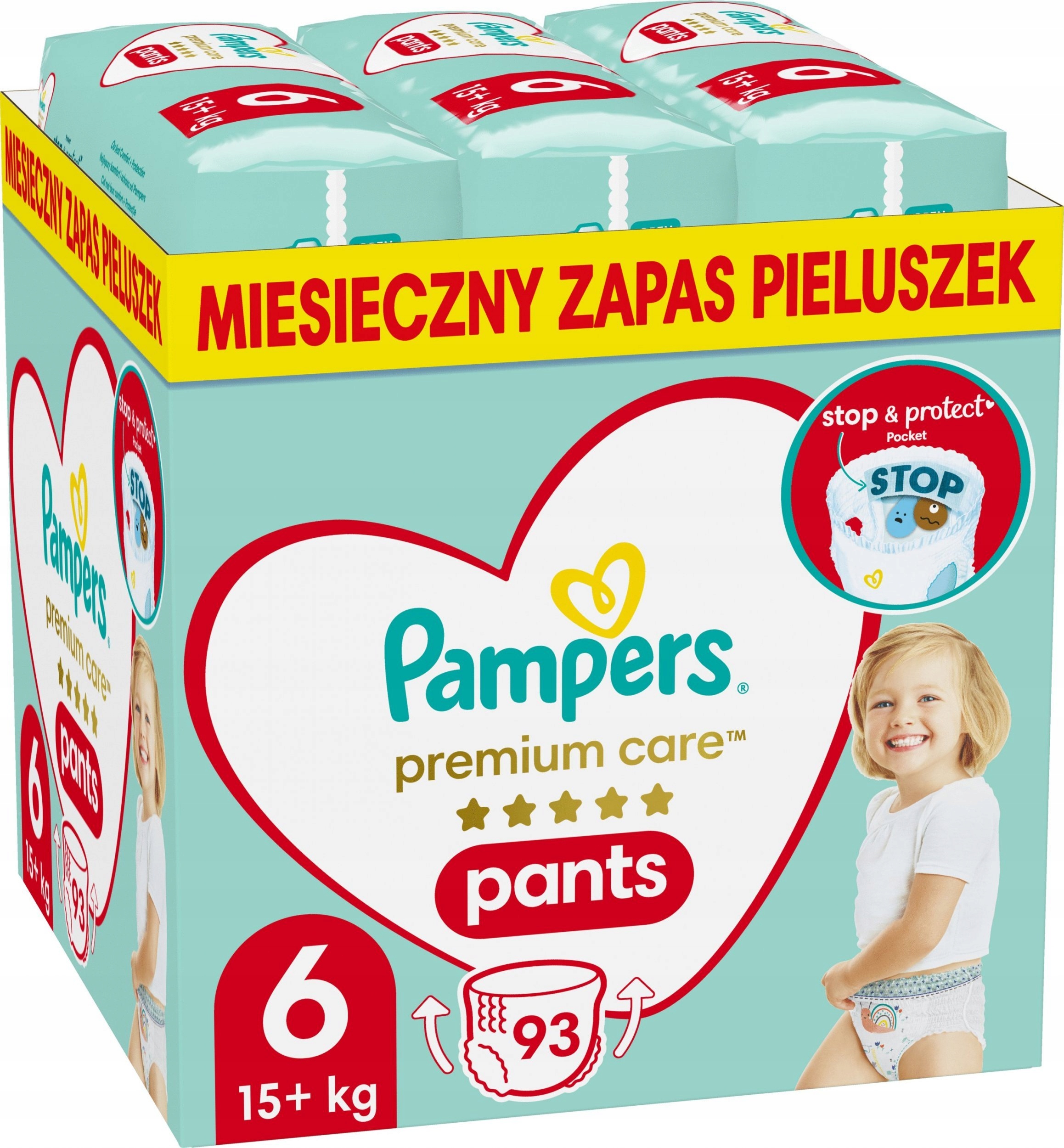 pampers 6 waga