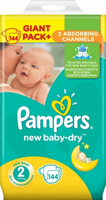 pampers active baby 2 144 szt