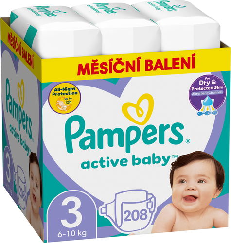 pampers active baby 3 midi