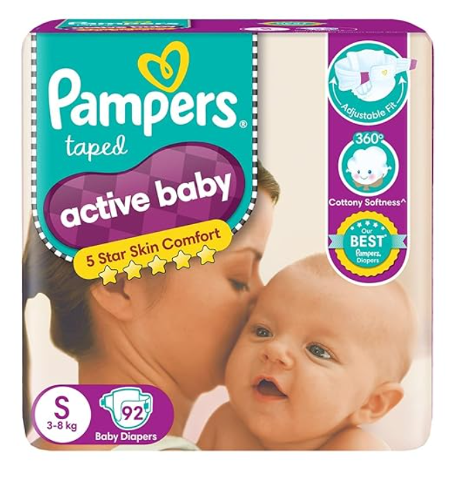 pampers active baby 5 52 szt