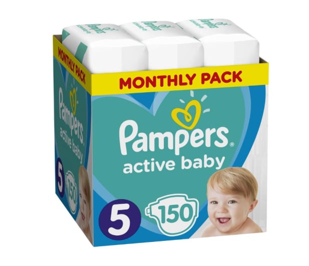 pampers active baby 5 junior 150szt