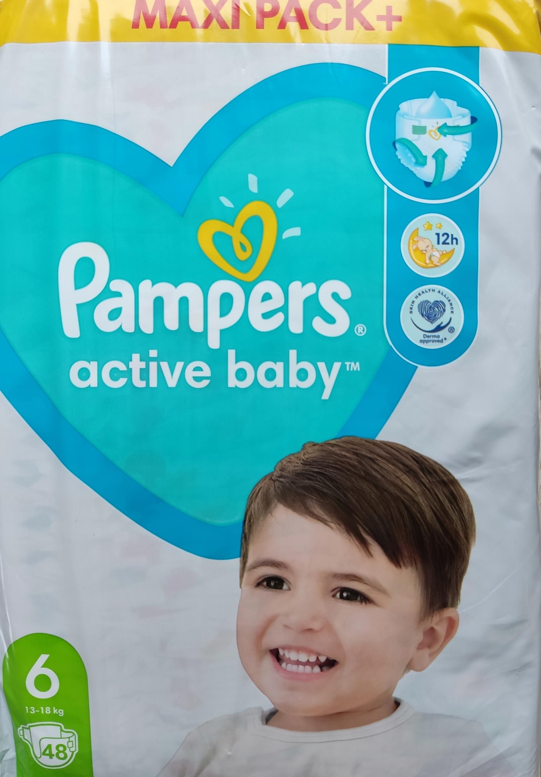 pampers active baby 6 48szt