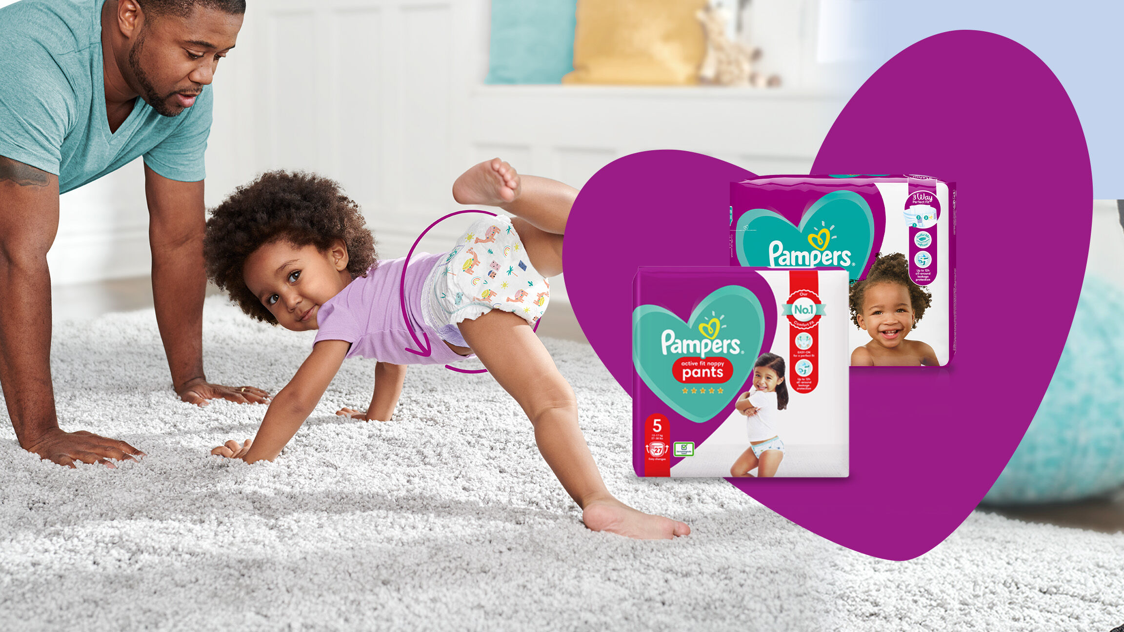 pampers active baby a active fit