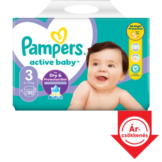 pampers active baby dry 3 68 szt tesco