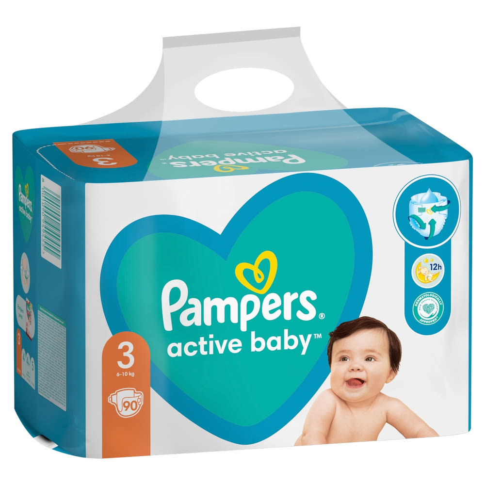 pampers active baby dry 3 68 sztuk rossmann