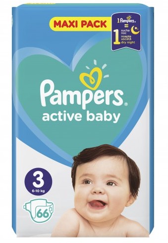 pampers active baby dry 3 96 pieluszek allegro