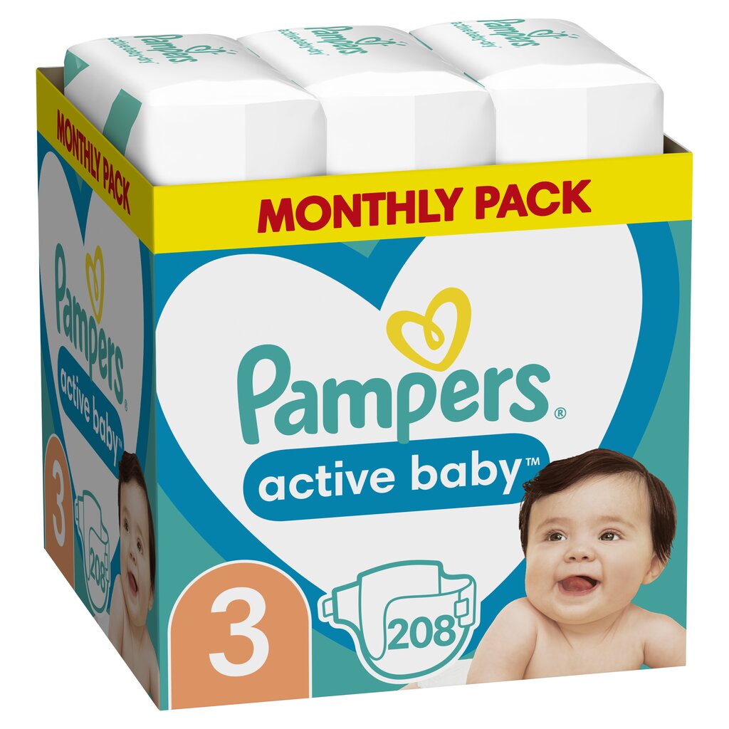 pampers active baby dry 3 cena