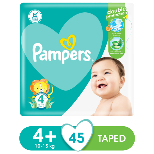 pampers active baby dry 4+ 45 szt