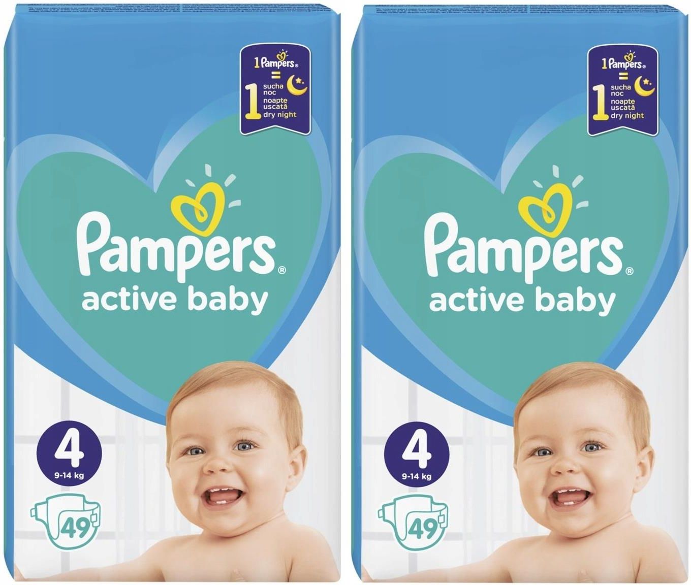 pampers active baby-dry pieluchy 4 maxi 8-14kg tesco