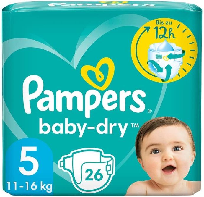 pampers active baby-dry pieluchy 5 junior 150szt pieluszki 0 opinii