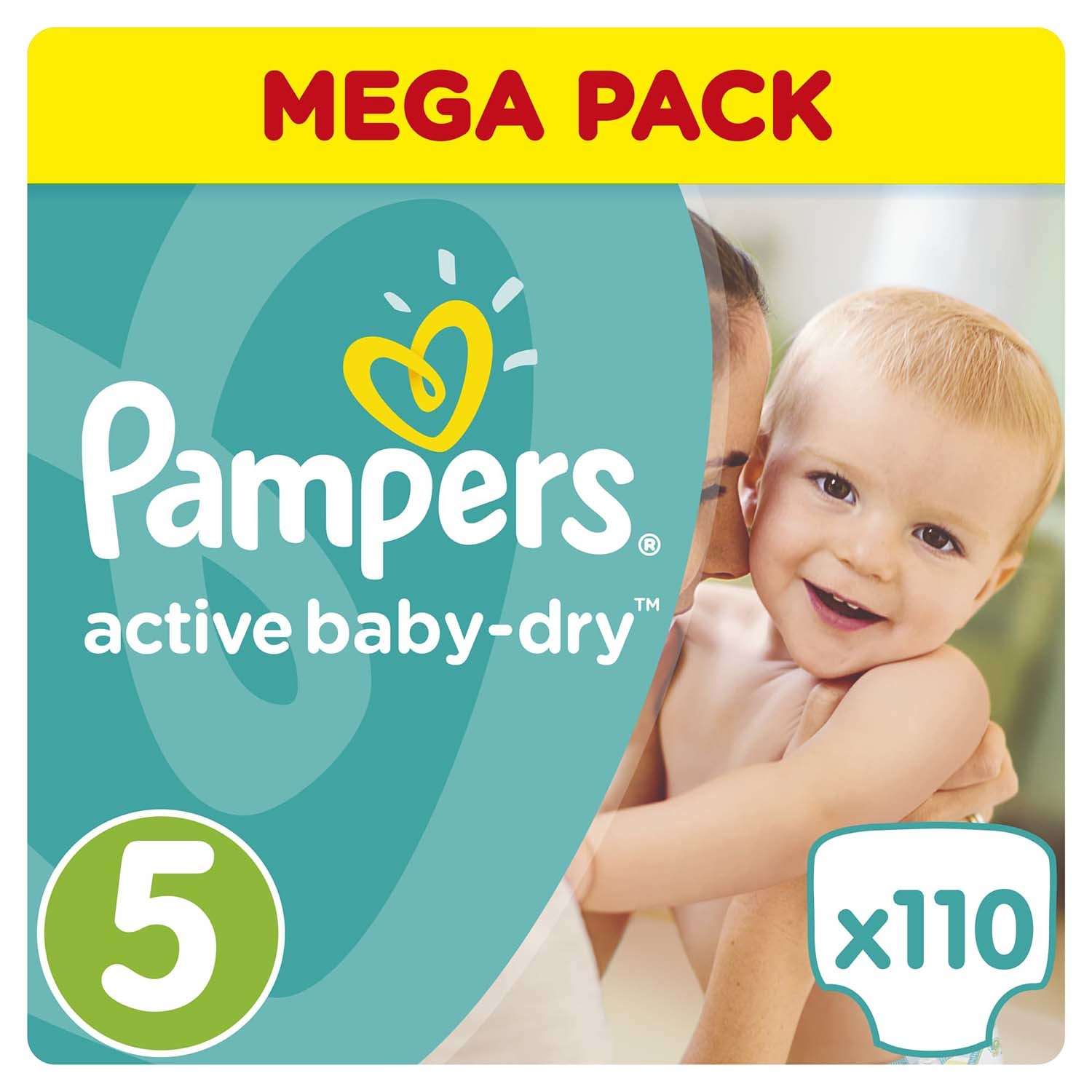 pampers active baby mega pack