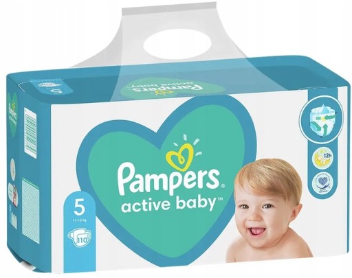 pampers active baby new baby pieluchy jednorazowe rozmiar 5