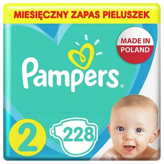 pampers active baby pieluchy rozmiar 2 mini 4-8kg 3x76 sztuk