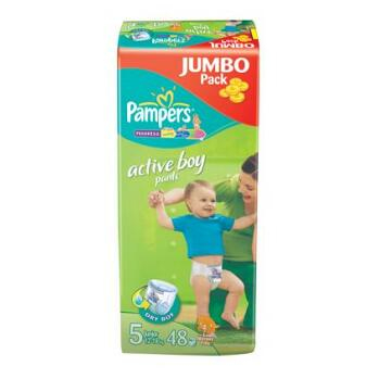 pampers active boy pants 5