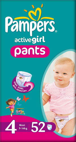 pampers active girl