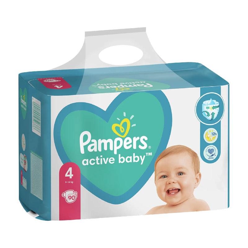 pampers avtive baby 4