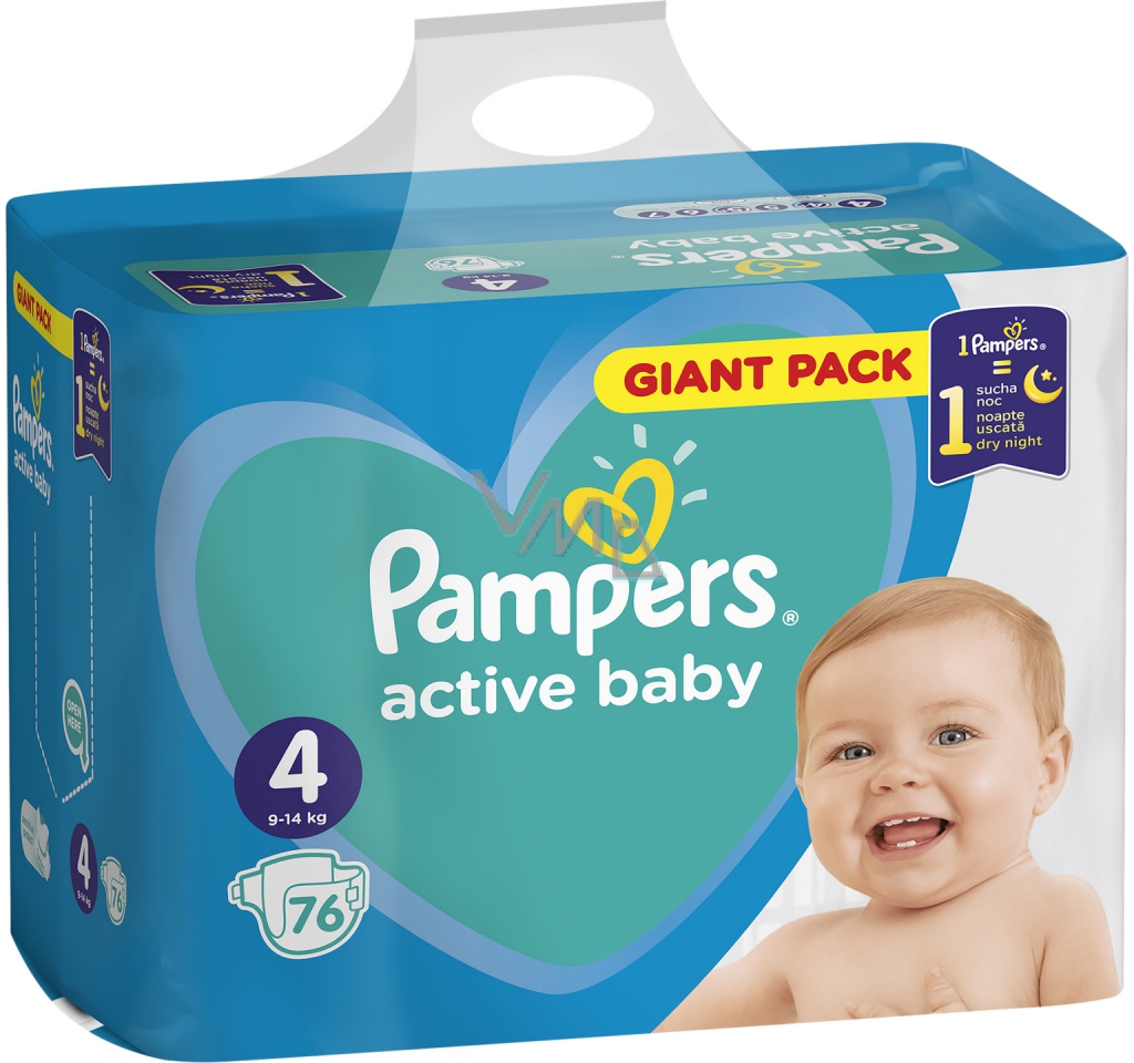 pampers avtive baby 4