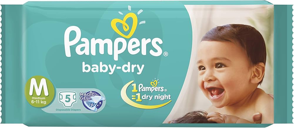 pampers baby dry cena