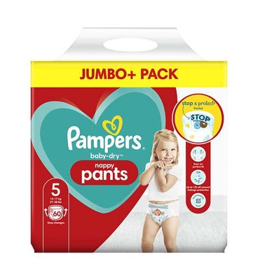 pampers baby dry nappy pants 5