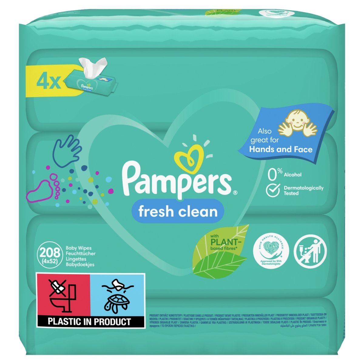 pampers baby wipes fresh clean