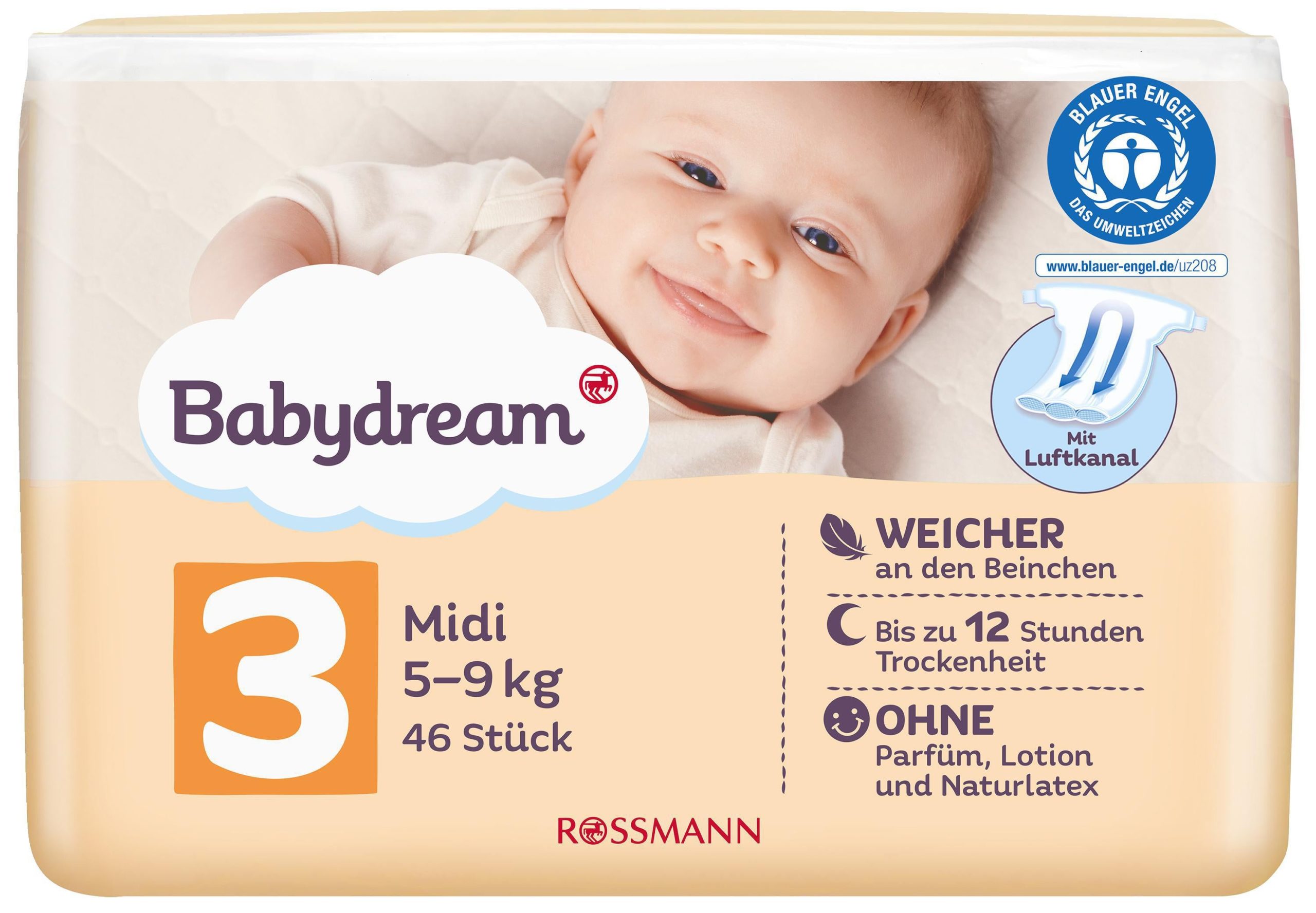 pampers babydream 3