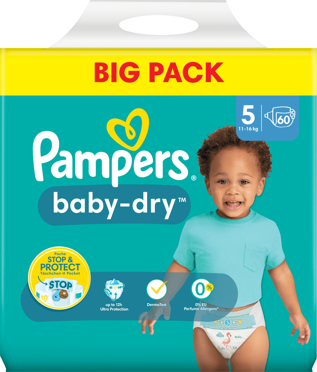 pampers beby dray 5