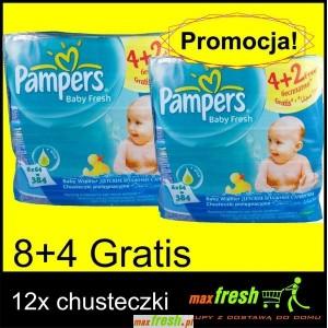 pampers chusteczki 12x64